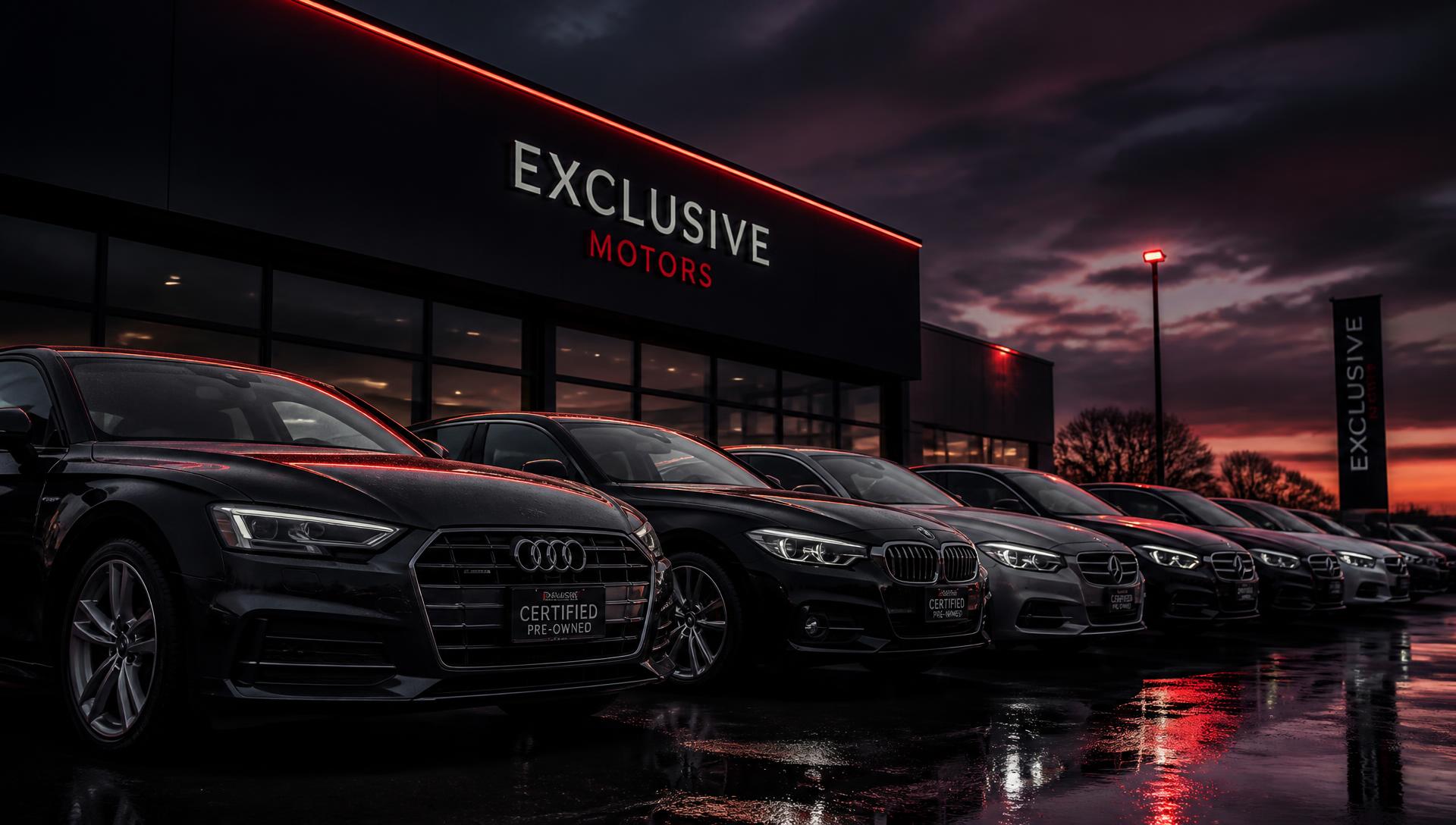 Used cars lined up at the Leilo Bento Auto Sales lot in Ocean, New Jersey